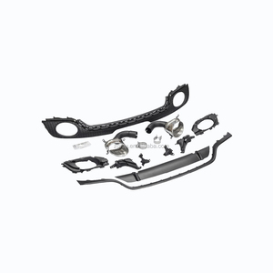 Kit carrosserie pour AUD I <span class=keywords><strong>TT</strong></span> <span class=keywords><strong>2006</strong></span>-2014 Upgrade to TTRS REAR DIFFUSER WITH PIPES BODY KIT - Product Image 1