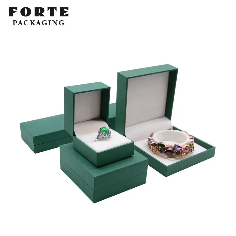 FORTE Green Paper 'Jewellry' 'Jewel' Packaging jewelry Boxes For Bracelet