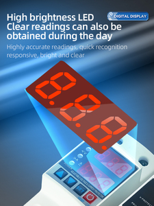 63A tự điều chỉnh thông minh hiện tại và điện áp hiển thị kỹ thuật số mét đường sắt gắn quá áp và bảo vệ thấp - Product Image 4