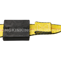 Sangle de chariot de remorquage automatique avec mousqueton torsadé Fixation de pneu Auto Hauler Tire Car Dolly Strap