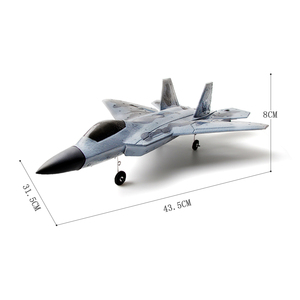 Motori dell'aeroplano <span class=keywords><strong>2</strong></span> dell'aeroplano di 4-Ch <span class=keywords><strong>2</strong></span>.4G RC dell'aereo della schiuma di EPP del F-22 di simulazione dell'aeroplano di FX-922 con il giroscopio di 6 assi per il principiante - Product Image 3