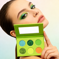Pas de marque en gros Palette de fard à paupières à haute teneur en pigment personnalisé bricolage poudre mate paillettes finition chatoyante maquillage de marque privée disponible