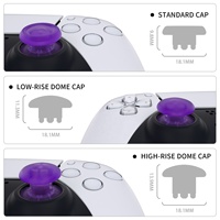 Joystick analogique interchangeable eXtremeRate Bâtons EDGE personnalisés Bâtons de pouce interchangeables pour manette PS5 PS4