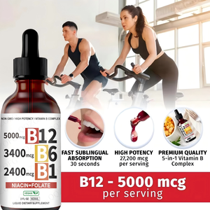 Fabricante OEM/ODM |   Pedido Mínimo Pequeño Personalizado |   Apoyo para la Energía/Cerebro/Corazón |   Gotas de Complejo de Vitamina <span class=keywords><strong>B</strong></span> - Product Image 4