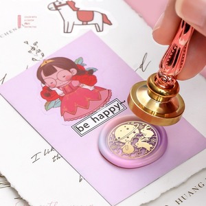 Juego de cera mágica para sellar, kit completo de herramientas con perlas de cera y cabezales de sellos para regalo, boda, bricolaje, fabricación de velas - Product Image 3