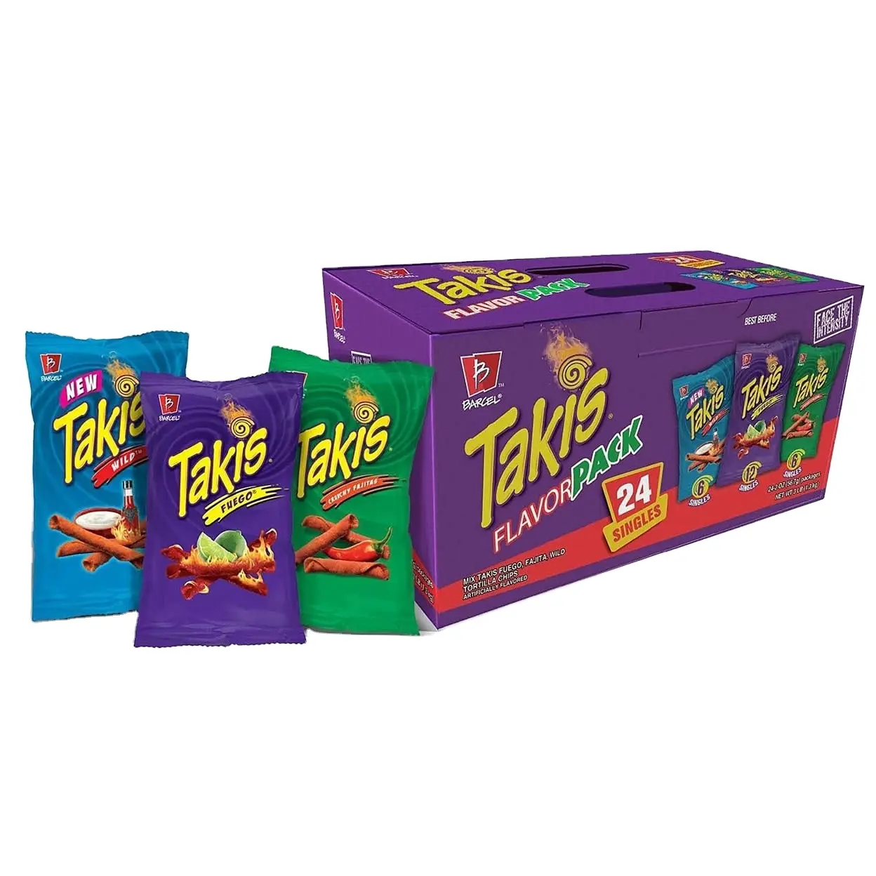 มะนาวและพริกไทยรส takis Fuego พริกสุดขีด