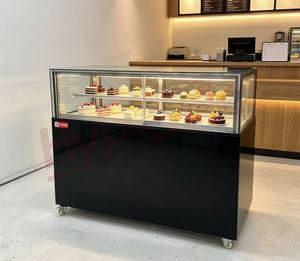 Vitrina Refrigerada para <span class=keywords><strong>Pasteles</strong></span> con Puerta Corredera, Vitrina de Exhibición para Conservación de Postres - Product Image 1