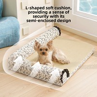 Coussin de couchage rafraîchissant pour chien, tapis de sieste estival, coussin amovible et lavable, toutes saisons, pour chiens de petite et moyenne taille