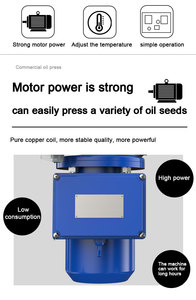 Presse à huile de soja à froid / Machine d'extraction d'huile comestible au prix <span class=keywords><strong>le</strong></span> plus bas - Product Image 3