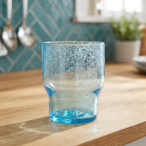 Bicchiere d'acqua trasparente azzurro da 325 ml dal design innovativo per feste in piscina, bicchieri di alta qualità - Product Image 3