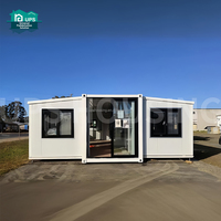 Extensible préfabriqué 2 3 4 chambres 20 pieds 40 pieds vivant préfabriqué pliable conteneur maison