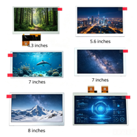 Écran LCD Innolux d'origine de 7 pouces, résolution 800x480, rétroéclairage LED, prise en charge de l'écran tactile ; testeur de pont numérique inclus
