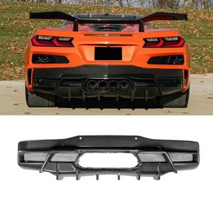 Kit carrosserie en fibre de carbone sèche de haute qualité pour Chevrolet <span class=keywords><strong>Corvette</strong></span> C8 Z06, diffuseur arrière en fibre de carbone sèche, lèvre arrière <span class=keywords><strong>Corvette</strong></span> C8 - Product Image 1
