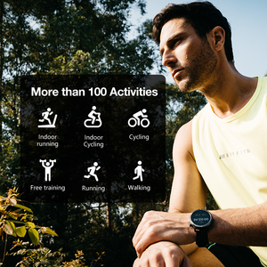 Agm Đồng hồ W1 GPS 5ATM IP68 thời trang không thấm nước smartwatches Relojes thông minh đồng hồ 2024 thông minh đồng hồ cho nam giới - Product Image 5