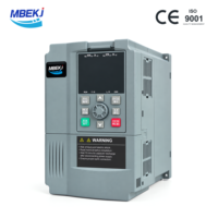 Contrôleur de vitesse de moteur AC MBR600 1,5 kW, entrée/troussée triphasée 380 V, variateur de fréquence VFD, contrôle vectoriel, onduleur de puissance