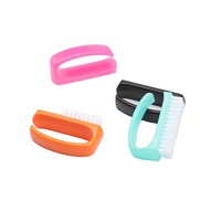 Brosse à ongles à poignée, brosses de nettoyage des ongles des mains pour nettoyer les orteils et les ongles, kit d'outils de gommage pour pédicure