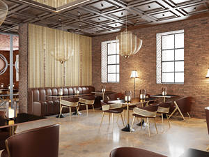 ชุดเฟอร์นิเจอร์ไม้สำหรับตกแต่งร้านอาหารตะวันตกคุณภาพสูงออกแบบได้ตามต้องการ - Product Image 3