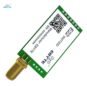 Ebyte E22-900T30D Semtech SX1262 UART Jarak 10Km, 868Mhz 915Mhz 30DBm DIP 24*43Mm CE RoHs FCC LoRa Modul Pemancar RF Nirkabel