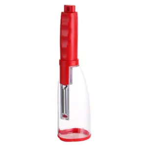 Plastic orange peelers zester lemon set multi-function red carrot fruit peeler and cutter machine