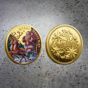 Памятная монета «Счастливого Рождества» <span class=keywords><strong>2026</strong></span> года, ограниченная серия, праздничный сувенир, образец для заказа, коллекционная вещь - Product Image 5