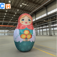 Poupée gonflable personnalisée Matryoshka mascotte publicité jouet géant grand gonflable extérieur pour la décoration de festival