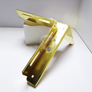 Modern Minimalist <b>Gold</b> Metal Furniture Legs 130X150MM Heavy Duty <b>Sofa</b> Table Support Legs Carbon Steel - Product Image 2
