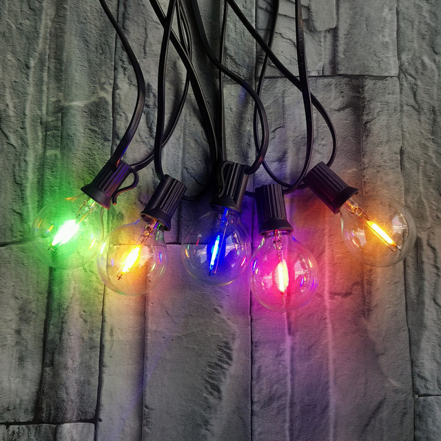 Hot Sale IP44 G40 String Lights 25FT 50FT 100FT Decorative Lighting for Indoor or Outdoor Parties