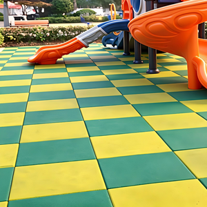 High Quality Eco Friendly Non-Toxic Anti-Slip Shock Absorbing Uv Resistant Epdm Safety <b>Flooring</b> For Playground Kindergarten - Product Image 1