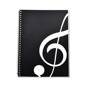 Foglio bianco composizione musica manoscritto taccuino personale con 100 pagine 26x19cm (taccuino chiave musicale) - Product Image 1