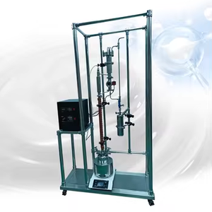 Colonne de redressement sous vide en verre à haute teneur en borosilicate + réacteur polyvalent moteur à courant continu sans balais chauffage électrique | Huile essentielle - Product Image 4