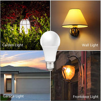 Bombilla led inteligente para interiores y exteriores, sensor de movimiento por Radar, 8w