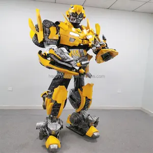 रोबोट cosplay वेशभूषा के लिए यथार्थवादी को बदलने कॉस्टयूम सूट bumble बी रोबोट कॉस्टयूम वयस्क