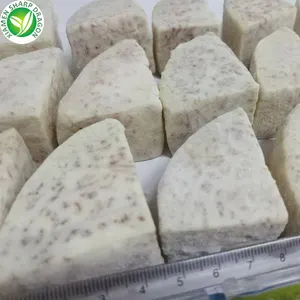IQF Wholesale Price Chinese Frozen Peeled Taro Root Dice Slice Sliced Chunk Diced Block Cubes Cuts Strip Bulk Freeze Freezing