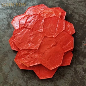 Molde de sello de piso de hormigón con estampado de adoquines de ventilador moderno europeo - Product Image 6