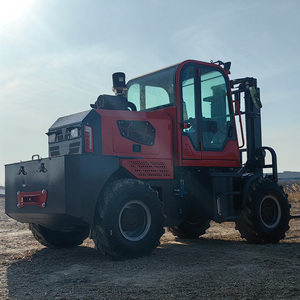 Nhà máy thương hiệu 4 bánh xe ổ đĩa xe nâng xe tải 3 tấn 4ton 5ton 4WD thô tất cả các địa hình xe nâng để bán - Product Image 3