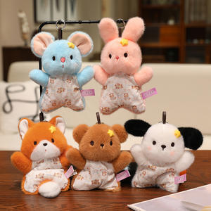 Peluche lapin en forme de pouf d'angle avec rembourrage en coton PP, coussin super doux pour compagnon de bureau et cadeau - Product Image 2