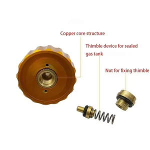 Kaset dönüştürmek gaz teneke kutu adaptörleri açık kamp ve yürüyüş için propan bütan silindir dolum adaptörü - Product Image 2