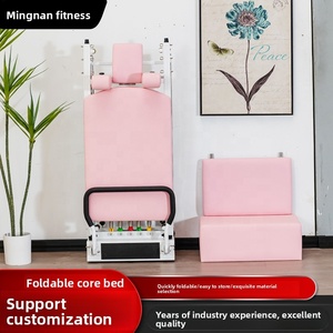 Cama Plegable de Pilates <span class=keywords><strong>para</strong></span> Entrenamiento de Core, Equipo de <span class=keywords><strong>Yoga</strong></span> <span class=keywords><strong>para</strong></span> el Hogar, de Aleación de Aluminio y Acero Robusto, <span class=keywords><strong>para</strong></span> Fitness, Moldeación Corporal y Recuperación Postparto, Tamaño Grande - Product Image 2