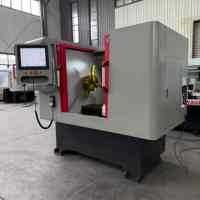 Máquina de Corte de Llantas Gookii con Sistema de Torno CNC para Reparación de Ruedas