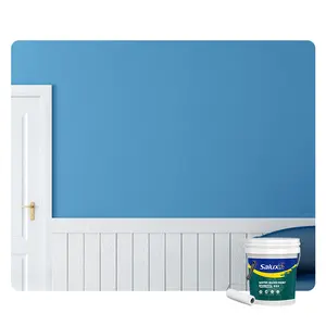 Off蓝色油漆设计墙面建筑内墙乳胶蛋壳漆反细菌彩色乳胶漆墙面