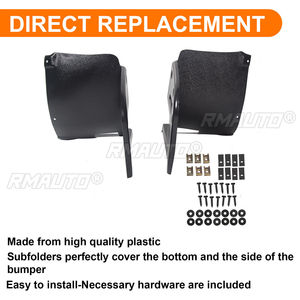 Par de paneles embellecedores delanteros izquierdo y derecho para el guardabarros del parachoques BMW Serie 5 E39 1996-2004 (solo para parachoques M) - Product Image 4