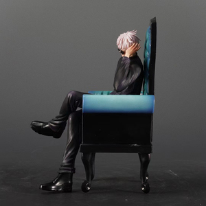 Vendite calde nuovo stile di alta qualità GK posizione seduta divano <span class=keywords><strong>Jujutsu</strong></span> <span class=keywords><strong>Kaisen</strong></span> Gojo Satoru modello Anime personaggio dei cartoni animati - Product Image 2