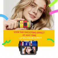 Mini caméra S176 style cinéma 1080P pour photos et vidéos, caméra de poche pour enfants, accessoire et breloque pour étudiants