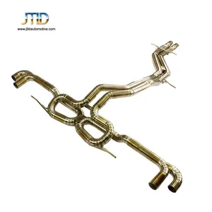 JTLD High Performance Titanium Golden Valvetronic Exhaust System For Lamborghini URUS 4.0T Catback Muffler