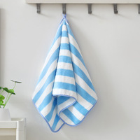 Serviettes de bain en molleton de charbon, serviettes de bain pour le visage en microfibre, nettoyage, 35cm d'épaisseur, Logo de es, 10 pièces