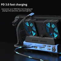 Docking Station Gaming ASUS ROG Ally dengan Kipas Pendingin Lepas Pasang, Slot SSD, Aluminium Alloy, Output HDTV 4K, Port USB Berkabel untuk Peningkatan Performa