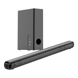 100W 2.1 kỹ thuật số Surround hệ thống USB Bluetooth Soundbar TV Sound Bar với loa siêu trầm