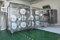 Machine d'emballage de billes de gel de silice déshydratant multi-rangs à haute capacité de production