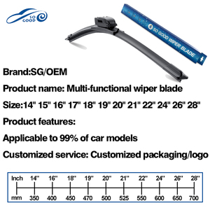 Escobilla Limpiaparabrisas Multifuncional sin Marco de Alta Calidad de 12-28 Pulgadas, Goma Natural, A3/A4/A6/A7/A8, Serie 3, SG704, Resistente a la Temperatura - Product Image 5