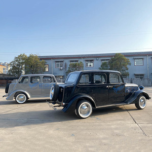 Coche eléctrico clásico vintage negro de 5 plazas del fabricante chino, ecológico y duradero - Product Image 3